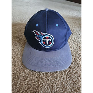 Drew Pearson Tennessee Titans Snapback Hat Navy 100% Cotton NFL Vintage